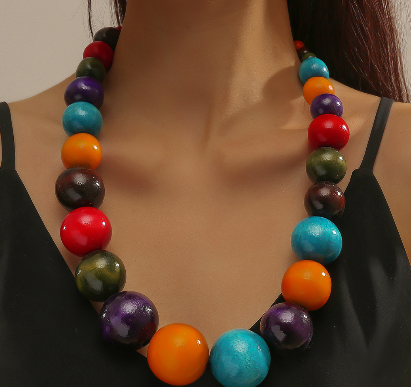 African Multi-Coloured Handmade Necklaces - LokalMarket
