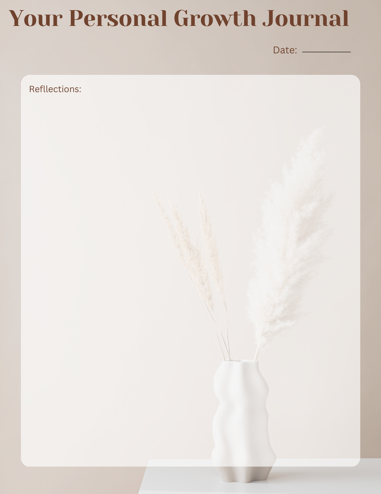 Your Personal growth Journal