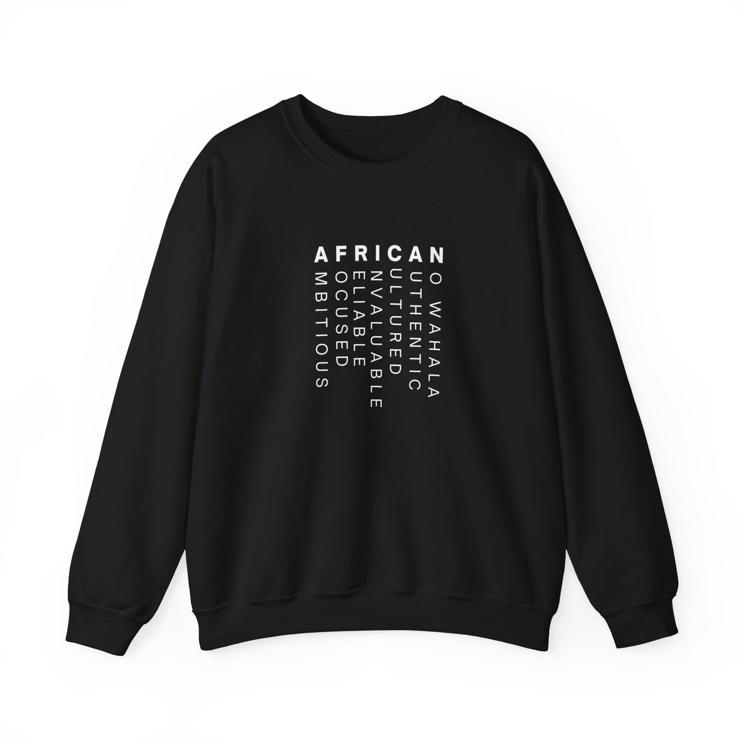 Africa Black Unisex Sweatshirt