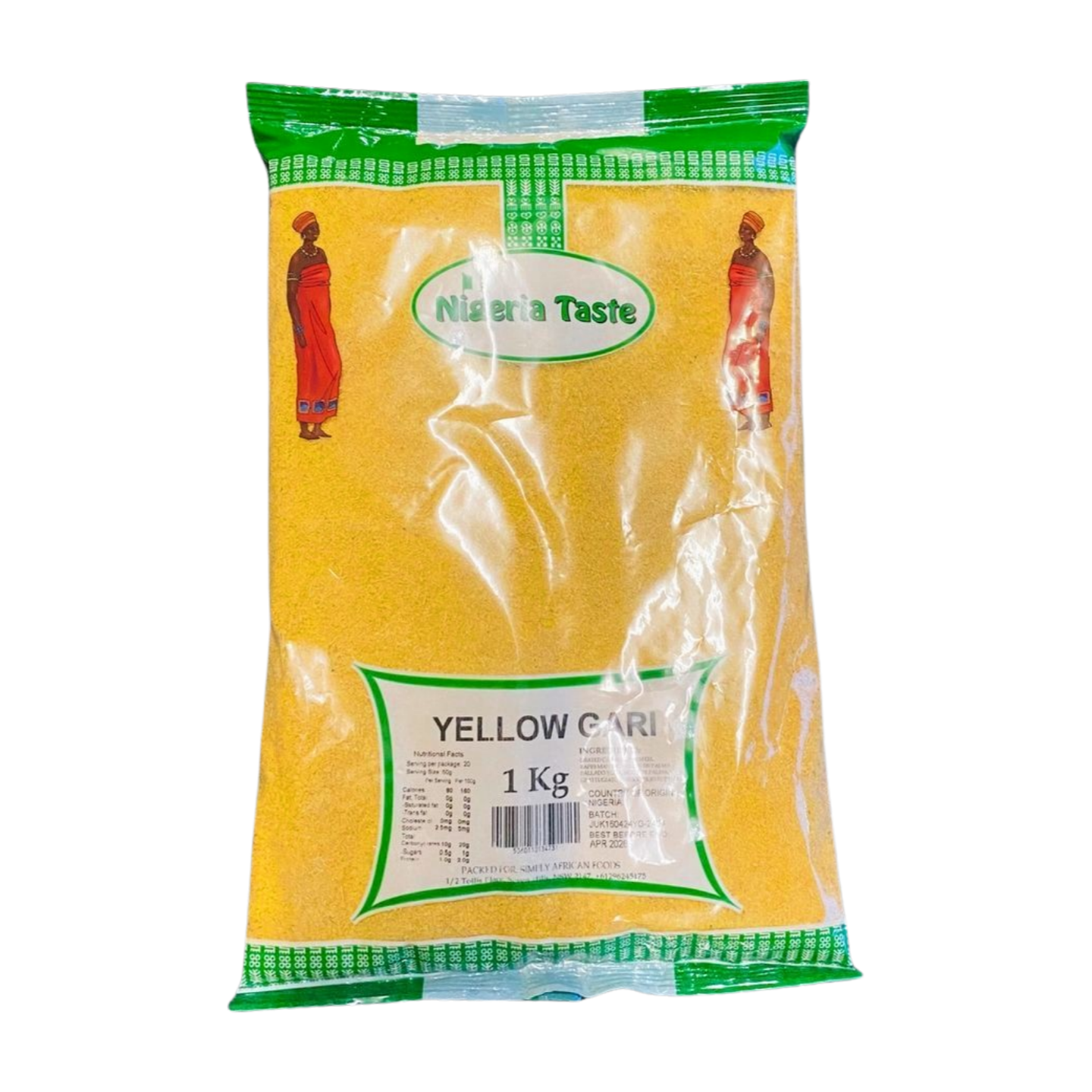 Nigeria Taste Yellow Garri 1 kg