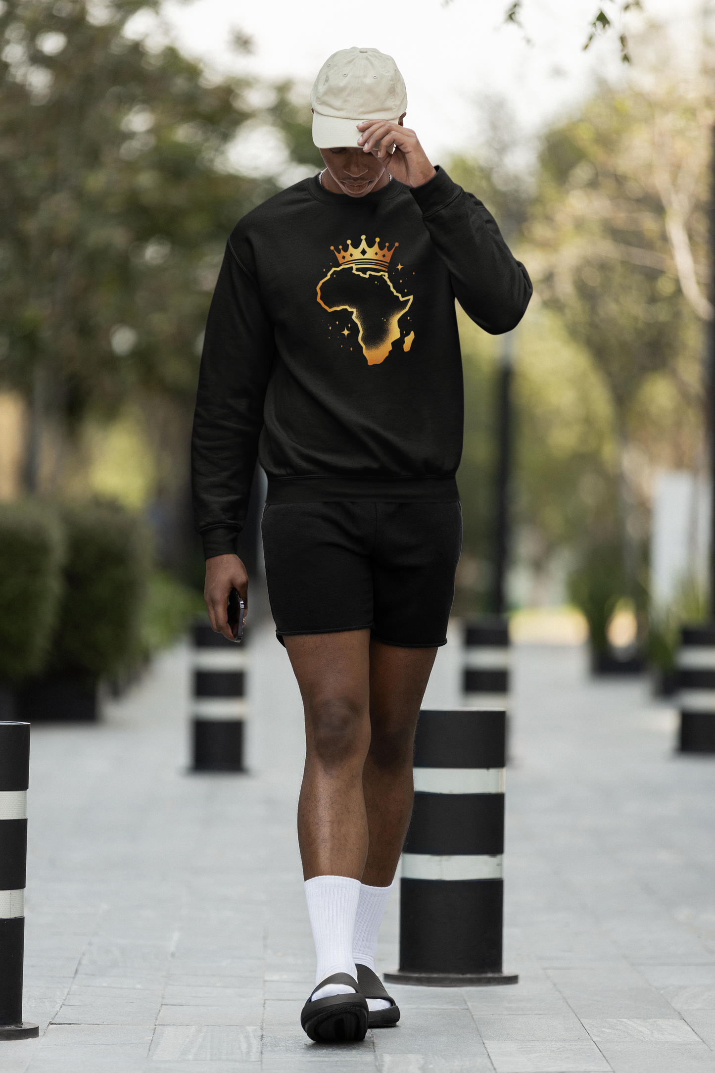 African Crown Unisex Crewneck Sweatshirt