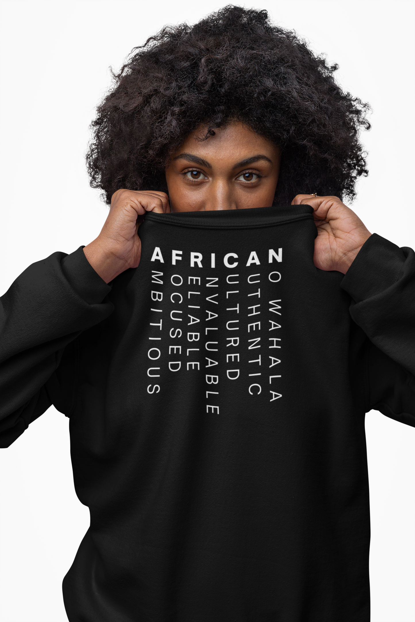 Africa Black Unisex Sweatshirt